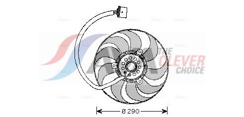 AVA QUALITY COOLING Ventola, Raffreddamento motore VN7520