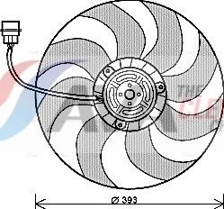 AVA QUALITY COOLING Ventola, Raffreddamento motore VN7526