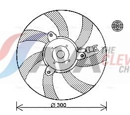 AVA QUALITY COOLING Ventola, Raffreddamento motore VN7527