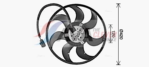 AVA QUALITY COOLING Ventola, Raffreddamento motore VN7547
