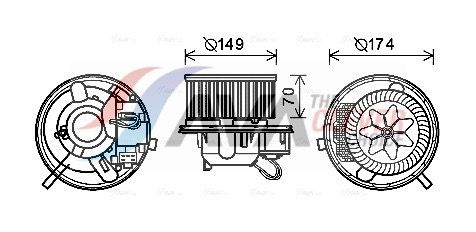 AVA QUALITY COOLING Ventilatore abitacolo VN8339