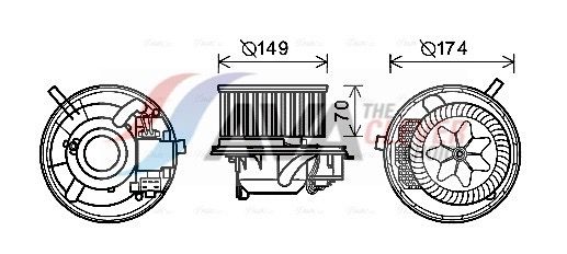 AVA QUALITY COOLING Ventilatore abitacolo VN8341