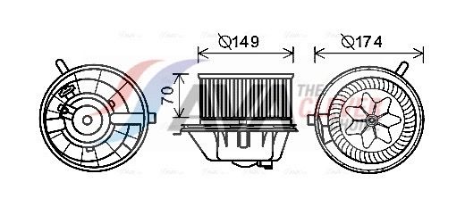 AVA QUALITY COOLING Ventilatore abitacolo VN8342