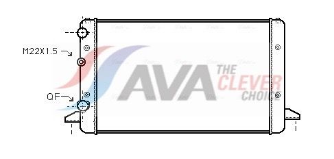 AVA QUALITY COOLING Radiatore, Raffreddamento motore VNA2121
