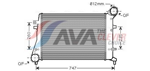 AVA QUALITY COOLING Intercooler VNA4268