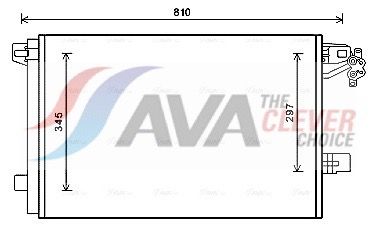 AVA QUALITY COOLING Condensatore, Climatizzatore VNA5328D