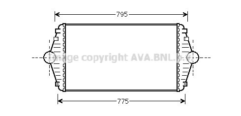 AVA QUALITY COOLING Intercooler CN4086