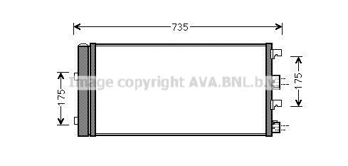 AVA QUALITY COOLING Condensatore, Climatizzatore DAA5004D