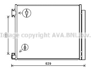 AVA QUALITY COOLING Condensatore, Climatizzatore DN5422D