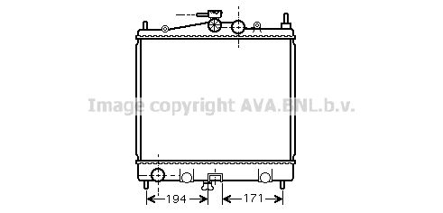 AVA QUALITY COOLING Radiatore, Raffreddamento motore DNA2247