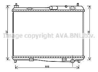 AVA QUALITY COOLING Radiatore, Raffreddamento motore FD2440