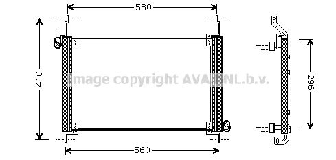 AVA QUALITY COOLING Condensatore, Climatizzatore FTA5127