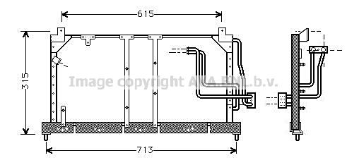 AVA QUALITY COOLING Condensatore, Climatizzatore OL5224