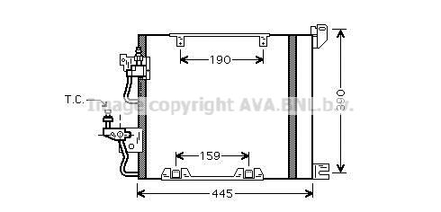 AVA QUALITY COOLING Condensatore, Climatizzatore OL5368D