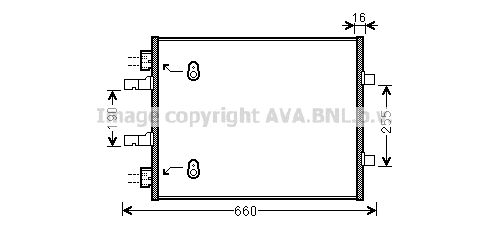 AVA QUALITY COOLING Condensatore, Climatizzatore OL5480