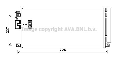 AVA QUALITY COOLING Condensatore, Climatizzatore OL5638D