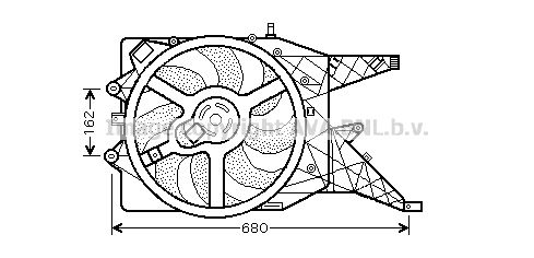 AVA QUALITY COOLING Ventola, Raffreddamento motore OL7514