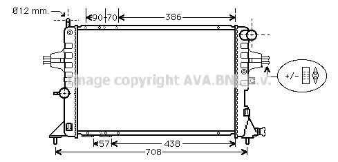 AVA QUALITY COOLING Radiatore, Raffreddamento motore OLA2252