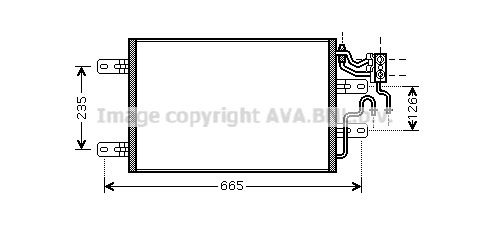 AVA QUALITY COOLING Condensatore, Climatizzatore OLA5394