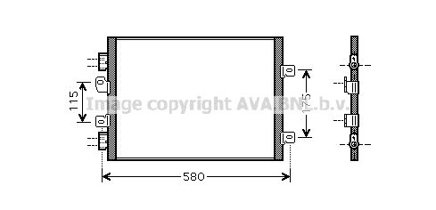 AVA QUALITY COOLING Condensatore, Climatizzatore RTA5341