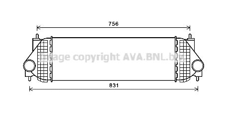 AVA QUALITY COOLING Intercooler SZA4134