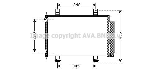 AVA QUALITY COOLING Condensatore, Climatizzatore SZA5087D