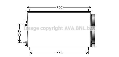 AVA QUALITY COOLING Condensatore, Climatizzatore TO5410D