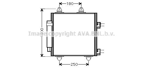 AVA QUALITY COOLING Condensatore, Climatizzatore TOA5414D