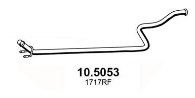ASSO Tubo gas scarico 10.5053