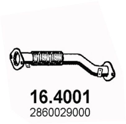 ASSO Tubo gas scarico 16.4001