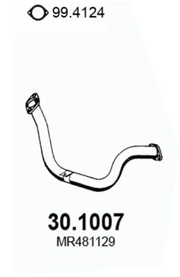 ASSO Tubo gas scarico 30.1007