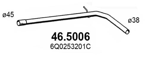 ASSO Tubo gas scarico 46.5006