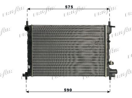 FRIGAIR Radiatore, Raffreddamento motore 0105.3063