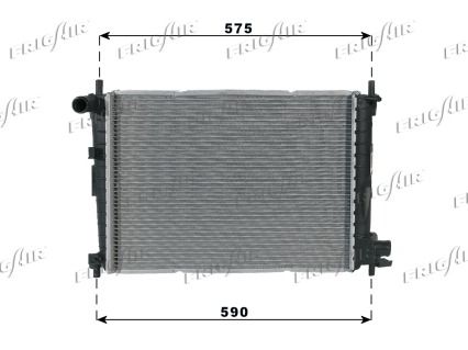 FRIGAIR Radiatore, Raffreddamento motore 0105.3066