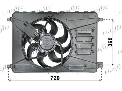 FRIGAIR Ventola, Raffreddamento motore 0505.2027