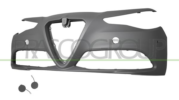 PARAURTI ANT-CON PRIMER-CON FORI PDC ALFA ROMEO GIULIA Mod 06/15 03/23