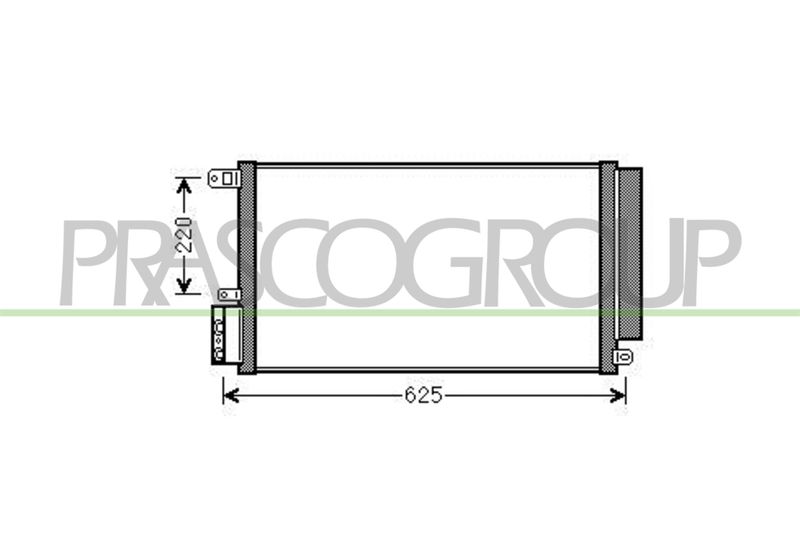 CONDENSATORE ALFA ROMEO MITO Mod 03/16 07/18