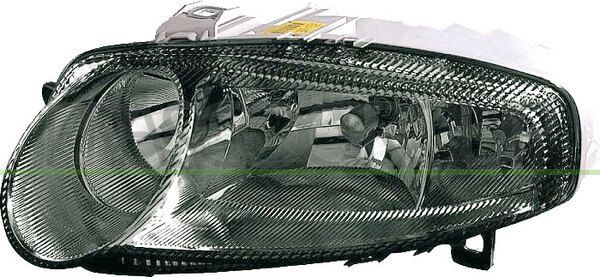 PROIETTORE SX H7+H7+H1-ELETT-CON MOTORE-NERO MOD GTA ALFA ROMEO 147 Mod 10/00 11/04