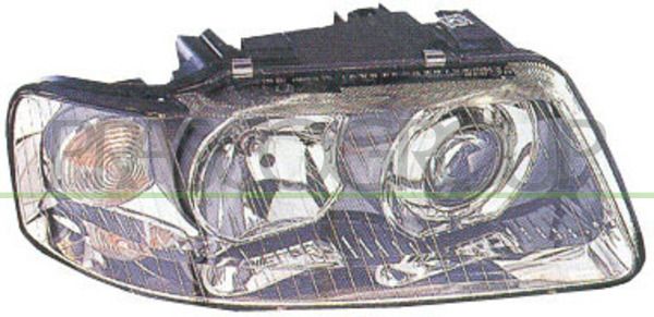 PROIETTORE DX H1+H7-ELETT-SENZA MOTORE MOD 09 > 00 AUDI A3 3/5 PORTE (8V1/8VA) Mod 08/96 08/03