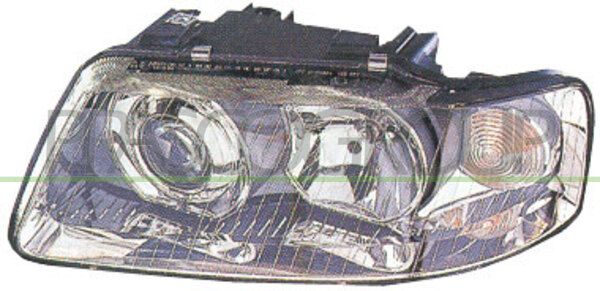 PROIETTORE SX H1+H7-ELETT-SENZA MOTORE MOD 09 > 00 AUDI A3 3/5 PORTE (8V1/8VA) Mod 08/96 08/03