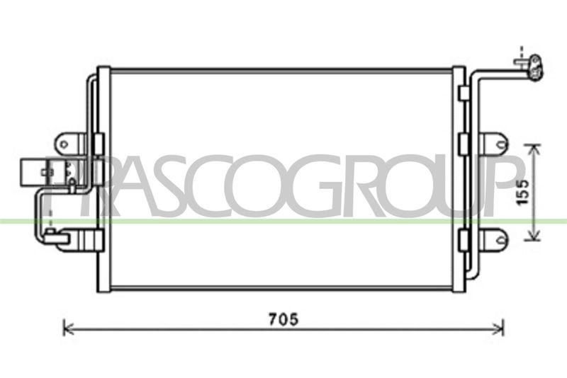 CONDENSATORE AUDI TT (8N) Mod 04/98 03/06