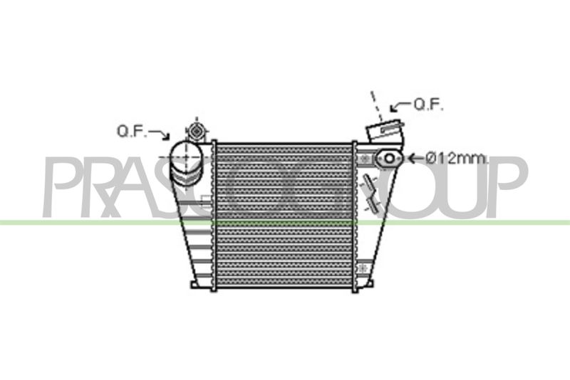 INTERCOOLER AUDI A3 3/5 PORTE (8V1/8VA) Mod 08/96 08/03