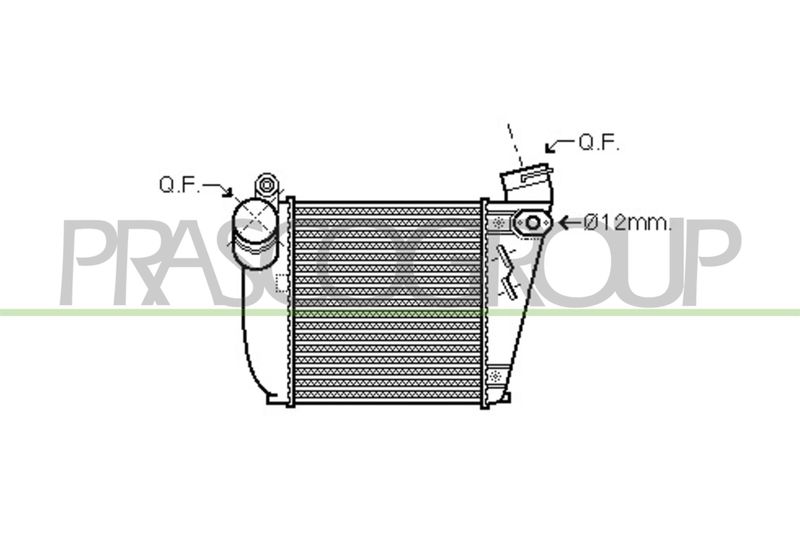 INTERCOOLER AUDI A3 3/5 PORTE (8V1/8VA) Mod 08/96 08/03