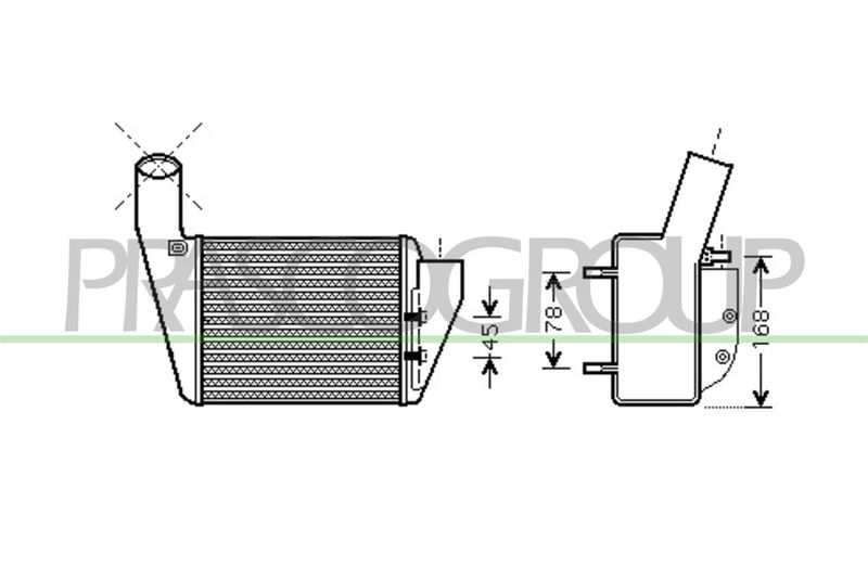 INTERCOOLER AUDI A4 (B5) Mod 11/94 01/99