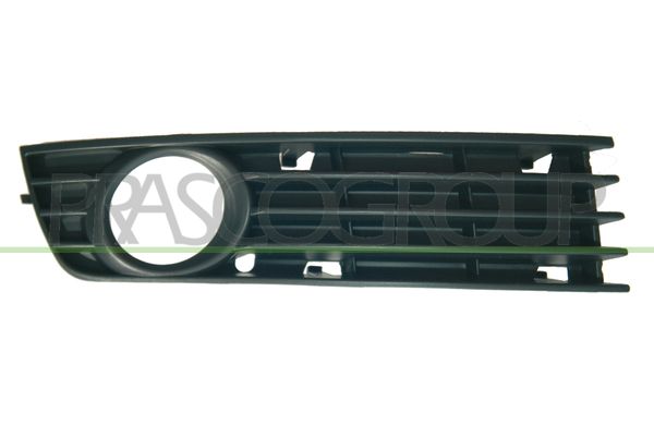 GRIGLIA DX PARAURTI ANT-NERA-CON SEDE FENDI-CHIUSA-CAMBIO MANUALE AUDI A4 (B6) Mod 10/00 09/04