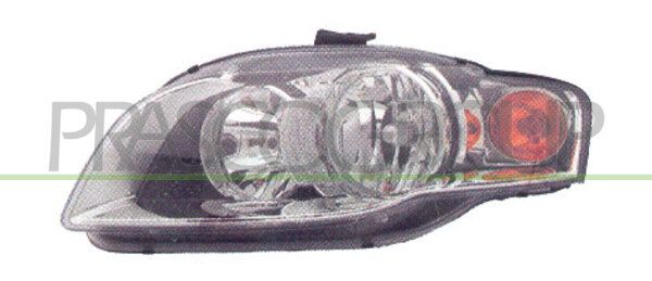 PROIETTORE SX H7+H7-ELETT-CON MOTORE-FANALE ARANCIO AUDI A4 (B7) Mod 10/04 11/07