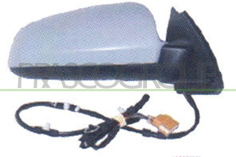 RETROVISORE DX-ELETT-TERMICO-CON PRIMER-ASFERICO-7 PINS AUDI A4 (B7) Mod 10/04 11/07