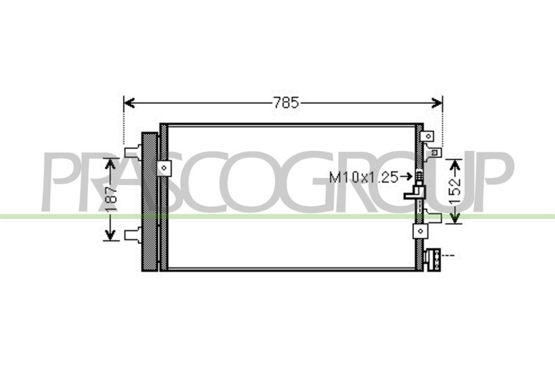 CONDENSATORE AUDI A4 (B7) Mod 10/04 11/07