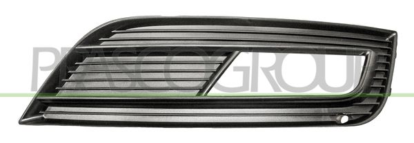GRIGLIA DX PARAURTI ANT-NERA-CON SEDE FENDI AUDI A4 (B8) Mod 01/12 04/15