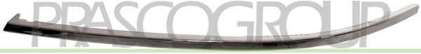 PROFILO SX PARAURTI ANT-CROMATO AUDI A6 Mod 05/97 05/01